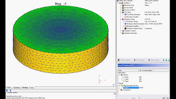 DEFORM 3D Machining drilling of AlSi1045 tutorial part 1