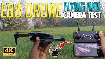 E88 4K Dual Camera Drone Flying | E88 Drone Camera Test | E88 Pro Camera Drone Flying Test
