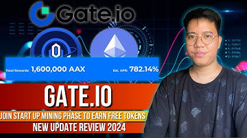 Gate.io - New Start-Up Mining: Stake To Earn Event 2024 | Earn Free AAX Tokens until Dec 2 | Review