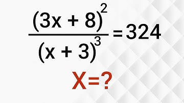 United Kingdom l can you solve this? l Hardest Algebra Question l Math Olympiad l Find X=?