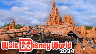 Big Thunder Mountain Railroad 2024 - Magic Kingdom Ride at Walt Disney World [4K POV]