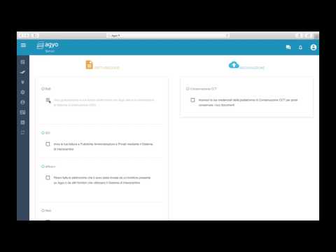 Piattaforma Agyo - Attiva un servizio