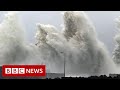 Flooding and mudslides as typhoon batters Japan - BBC News