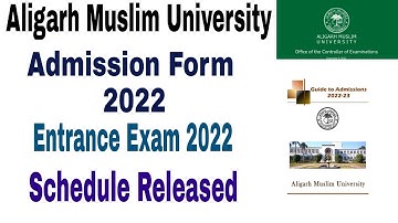 amu admission form 2022-23 | amu entrance exam 2022 | amu admission form BA, class 11, ug and pg