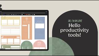 🤩 Hello more productivity inserts! 🥳  These are SO good! Digital planning tools and tips