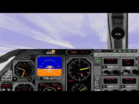 Microsoft Flight Simulator for Windows 95 | Chicago Meigs to Toronto City | LearJet 35