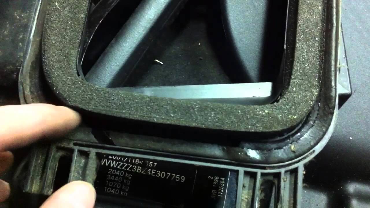Vw Passat Golf Bora Wasser Eintritt Einbruch Ins Auto Beifahrerseite Komplett Nass Youtube