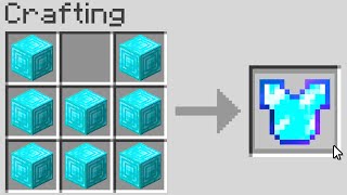 Minecraft UHC but you can craft diamond block armor..