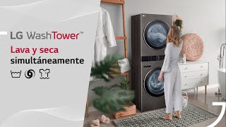 Lg Washtower Lava Y Seca En Forma Simultánea Lg