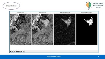 Automatic Change detection in Synthetic Aperture Radar Satellite Images | Smart India Hackathon 2024