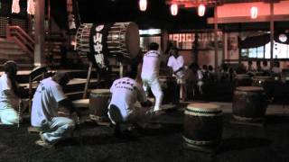 山中明神太鼓　「納涼打ち込み」　2010　♪ 山彦太鼓