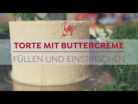 Video: Wie Einfach Ist Es, Eine Torte Mit Buttercreme Zu Dekorieren?