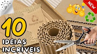 OMG! DO NOT THROW AWAY CARDBOARD BOXES! LOOK AT WHAT I DID WITH CARDBOARD! ♻️ 10 DIY Cardboard Ideas
