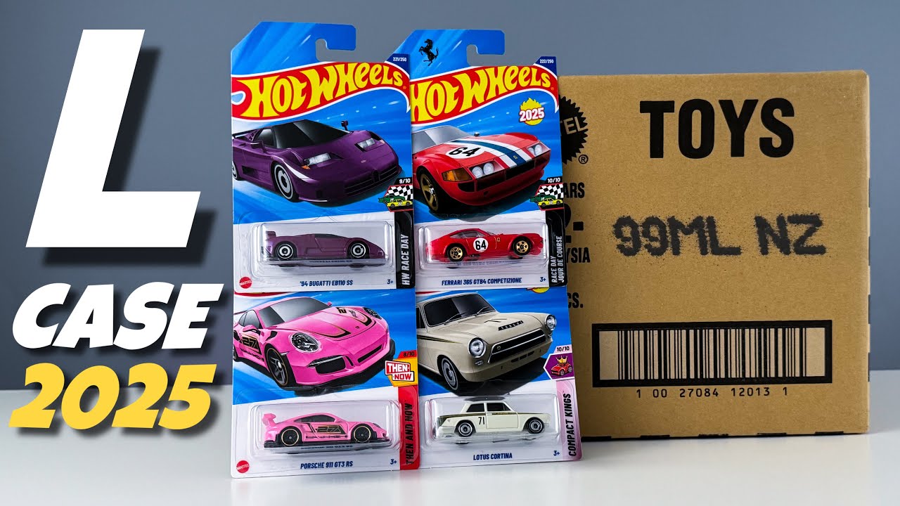 Unboxing Hot Wheels 2025 - L Case! - YouTube