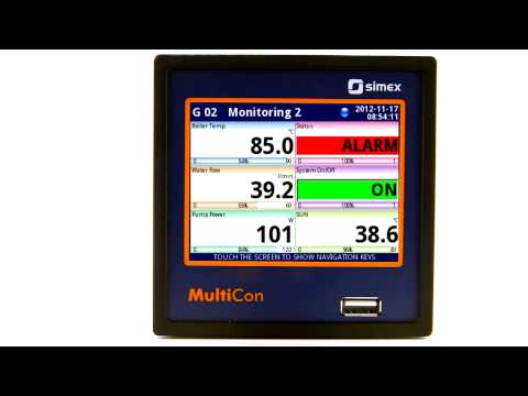MultiCon = Meter + Controller + Recorder + HMI in one package