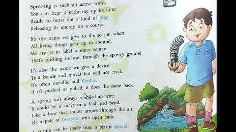 Class 4 English Unit-4 (Section- C) Springing to Action