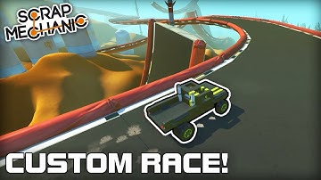 Multiplayer Desert Stunt Race! (Scrap Mechanic #249)