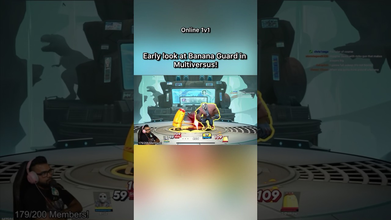 Early look at Banana Guard in multiversus! 