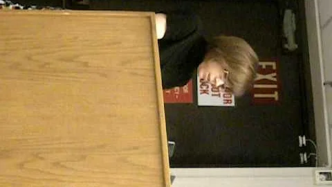 Jessica Pettigrew reading at National Nurses' Week...