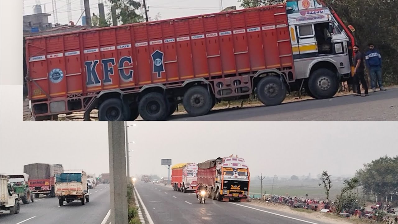 🚛Bihar border mein hua panga 🚛