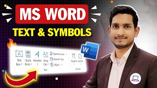 Quick Parts, Drop Cap, Signature Line, Object, Equation and Symbols in MS Word