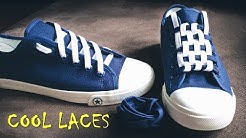 LACE SHOES - 5 cool ideas how to tie shoe laces - Durasi: 7.11. 