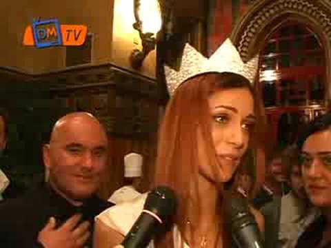Miss Italia 2008 Miriam Leone subito dopo l'elezione
