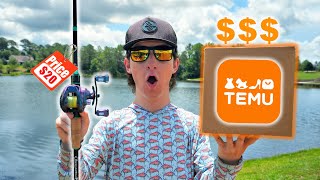 I Went Fishing With ONLY Temu Gear (Rod, Reel, + Tackle)