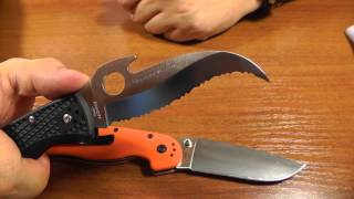 Нож Spyderco Matriarch 2 Emerson Open - нож для нанесения нелетальных ран.