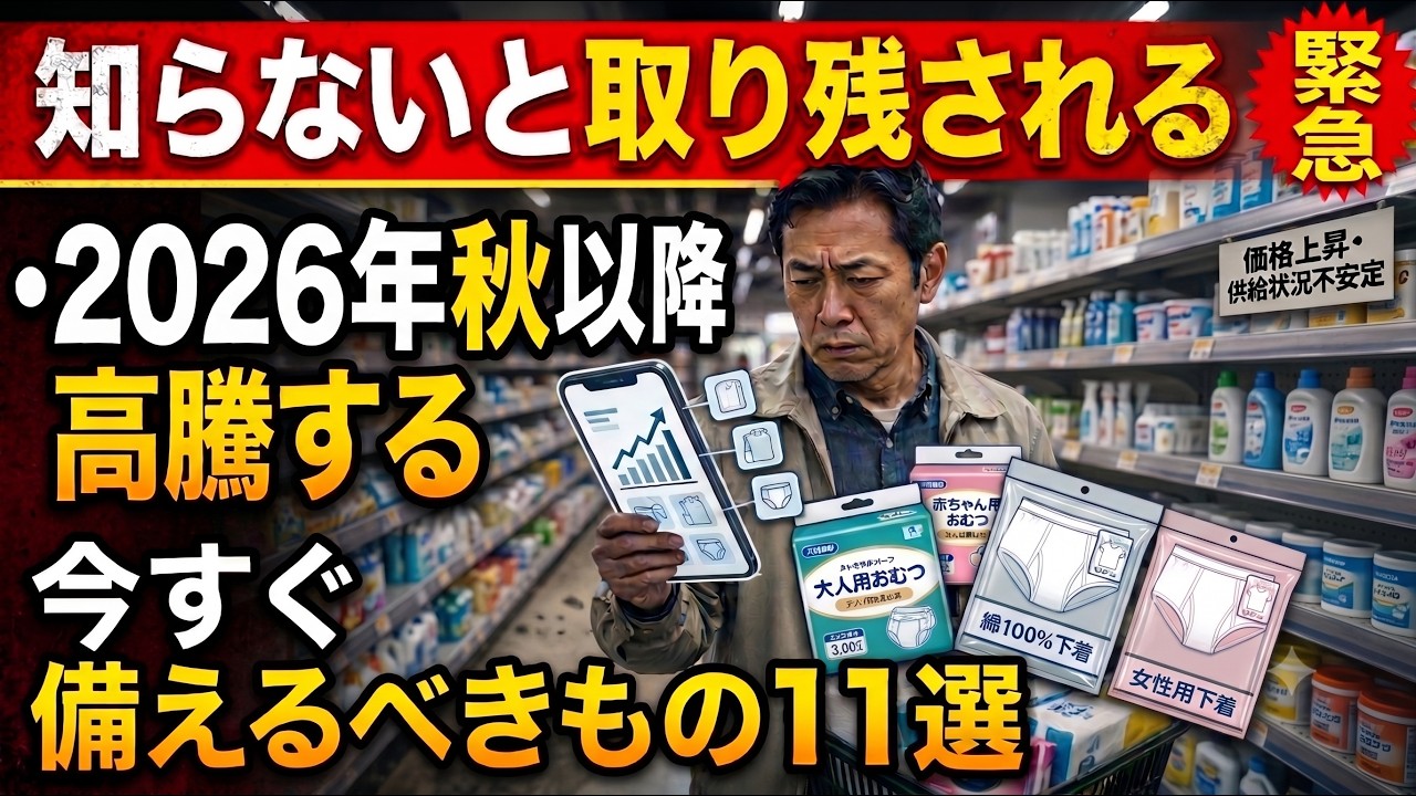【秋から品薄注意】買いだめ厳禁！でもこれだけは別。供給停止が怖い生活必需品11選