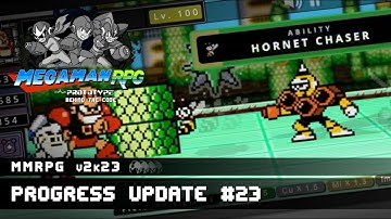 Star Field Battle vs Hornet Man w/ SFX | Dev Progress Update 23 | Mega Man RPG Prototype (v2k23)