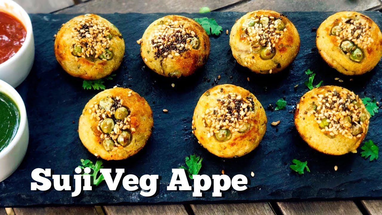 Instant Rava Appam Recipe - How to make Rava Appe - Sooji Appam Recipe | Flavourful Food