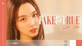 TWICE 「Fake \& True」 Teaser #1 || Screen Time Distribution