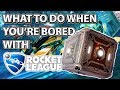 Curveball Cube Ball... What Do You Do When You're Bored In Rocket League?!