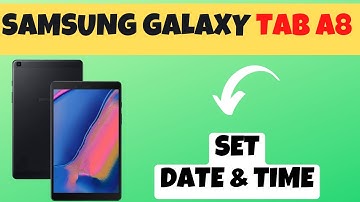Samsung Galaxy Tab A8 , A8 LTE Date & Time Settings || Set Time Zone