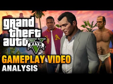 GTA 5 - Gameplay Trailer Analysis