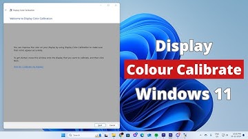 How to Color Calibrate Your Display in Windows 11