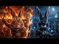 Epic Rabbit War Animated Movie | Crimson Burrow vs Obsidian Warren
