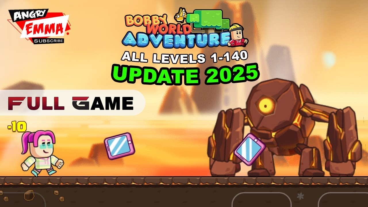Bobby World Adventure - FULL GAME (ALL Levels 1-140) update 2025