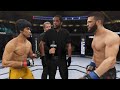 EA Sports UFC 4 Bruce Lee vs Calvin Kattar