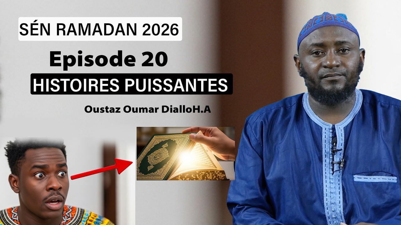 Sen Ramadan Episode 20 : Les grandes leçons éducatives dans les récits du coran Oustaz Oumar DIALLO