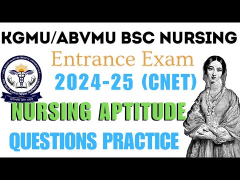 Nursing Aptitude For BSc Nursing Entrance Exam | Nursing Aptitude ...
