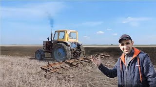 Купили Трактор Юмз - 6!!! Первый Выезд С Бороной 💲 💪🏼👍🏼🚜  07.03.2020