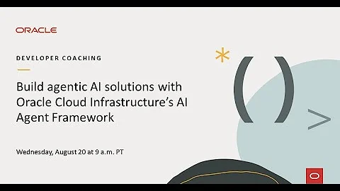 Build Agentic AI Solutions with Oracle Cloud Infrastructure’s AI Agent Framework