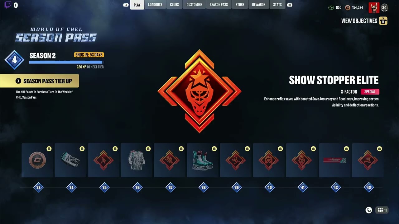 NHL 26 goalie chel build - season 2 *update*