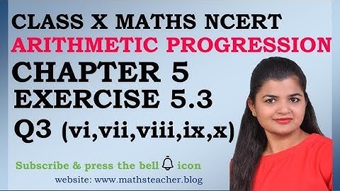 Chapter 5 Arithmetic Progression Ex 5.3 Q3(vi to x) class 10 Maths