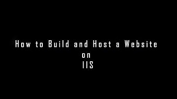 How to Build and Host a Website on IIS | Windows server 2019