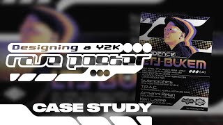 Designing a Y2K / Rave Flyer for LTJ Bukem (Photoshop, Illustrator)