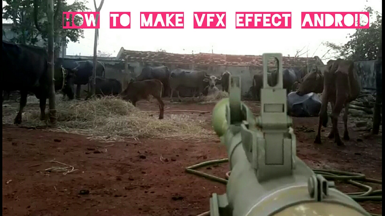 how to make vfx samsung android cell - YouTube
