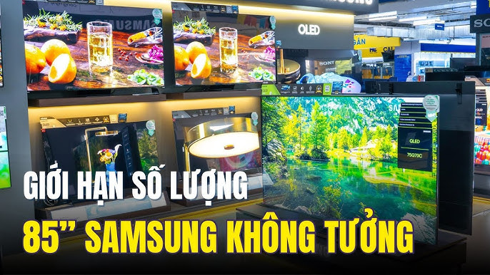 TV Samsung 4K 85” RẺ hơn TCL giá này không mua bao giờ mua - YouTube